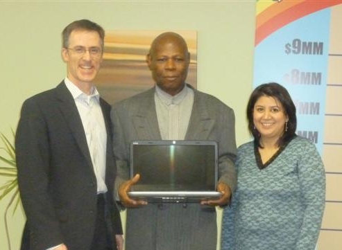 HS Financial Services prize winner in the Just Keep Talking! referral program